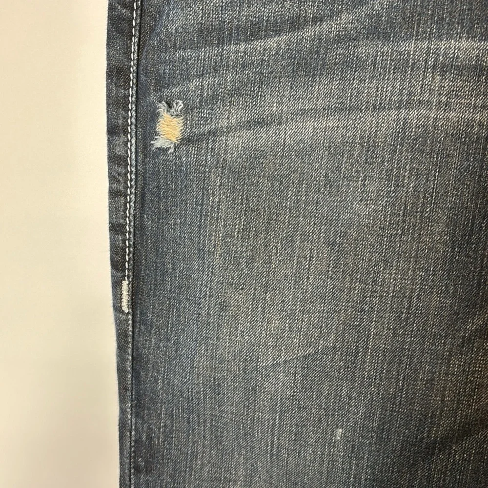 True Religion Classic Denim Straight Distressed Jeans style # MDE859Z05